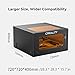 Creality Laser Engraver Enclosure V2.0 Fireproof and Dustproof Protective Cover 720x720x400mm, Exhaust Fan 4000RPM and Pipe, Fits for Most Laser Cutter, Against Smoke Odor and Noise Eye Protection