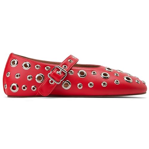 Mesh Ballet Flats for Women Buckle Strap Ballerina Flats Comfy Casual Daily Dress Perforated Mary Jane Flats2