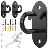 GPANDAG Fitness-Tau-Halterung 3 Stück für Widerstandsbänder Wand & Decken Anker Workout Wandhalterung,Aufhängegurt Wandankerpunkt für Krafttraining-Systeme, Yoga, Hängematten, Boxsack