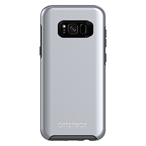 OTTERBOX Symmetry Series for Samsung Galaxy S8+ - Frustration FRĒe Packaging - Titanium Silver (Black/Platinium Metallic Graphic)