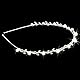 ROSENICE Blatt Haarband Stirnband Tiara Kristall Strass Haarreif Haarschmuck