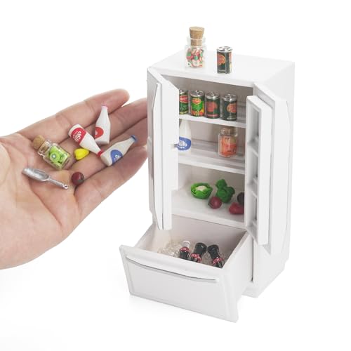 Nourriture miniature 1/12 pour remplir votre frigo de maison de poupée Odoria et cuisine DIY
