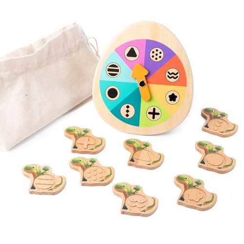 Jouets d'apprentissage en bois de dinosaure pour la motricité fine des petits