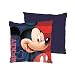 MICKEY Coussin imprimé 35x35 cm - Bleu