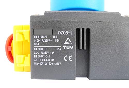 Combinaison interrupteur DZ08-1 230V avec volet d'urgence - identique: KEDU KOA7
