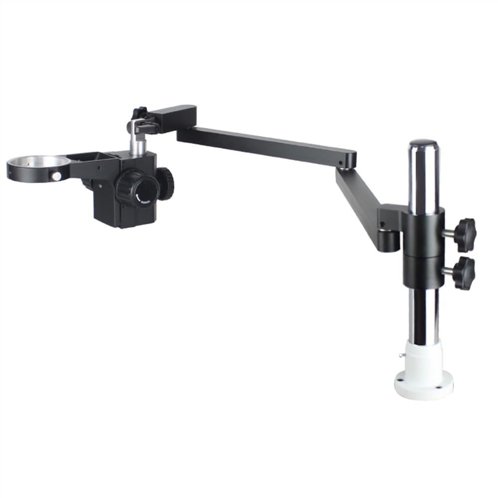 Microscope Rotatable Universal Articulating Arm Stand for Binocular Trinocular Stereo Zoom Microscope Focus Microscopio Camera Repair Tools(B)