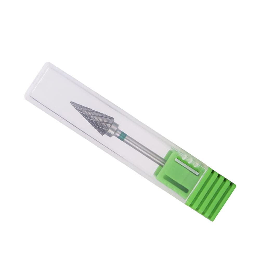 SOLUSTRE Fraise pour Machine à Ongles Tête de Meulage Ronde pour Enlever les Peaux Mortes des Ongles des Mains