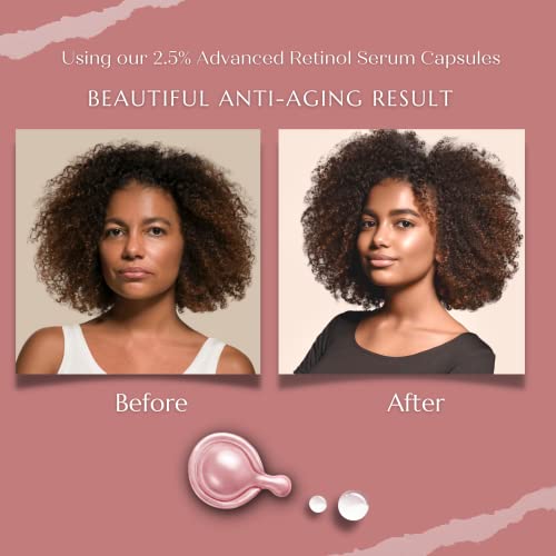 Turbinne Pure 2.5% Retinol Serum Capsules. Look 5 Years Younger In 30 Days. Powerful Anti -Aging thumb #2