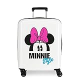 Disney Minnie Style Maleta de cabina Multicolor 37x55x20 cms Rígida ABS Cierre combinación 38.4L 2,9Kgs 4 Ruedas Dobles Equipaje de Mano