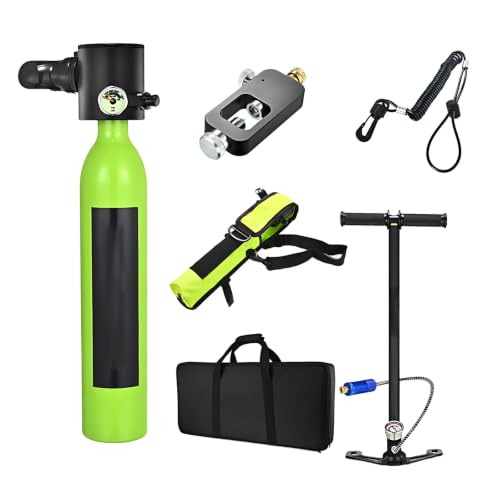 Bombona submarinismo viaje 0.5L con kit snorkel de natación y tanque portátil