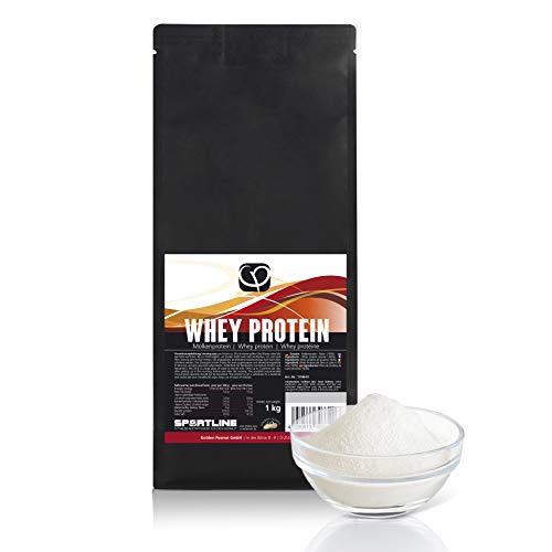 Whey Protein 1 kg | WPC 80 Whey Protein | reines Molkenpotein | ohne Zusätze | Sportsline by Golden Peanut