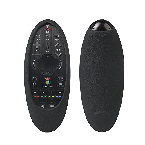 Samsung Tv Remote Case Sikai Patent Shockproof Silicone Case For Samsung Bn59-01185F Bn59-01181A Bn59-01185A Led Hdtv Remote Control With Free Lanyard (Black) #TOP2