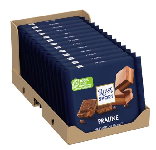 Ritter Sport 100 g Nougat Chocolate, 100 g (Pack of 13 13)