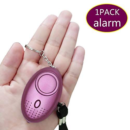 140 DB Personal Security Alarm Keychain Safesound,SOS Alarm Emergency with LED Light, Self