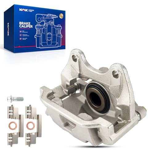 Image of KAX Disc Brake Caliper Assembly for Chevrolet, GMC, Cadillac-2007-2018 Silverado 1500 | 2007-2018 Sierra 1500 | 2007-2020 Tahoe | 2007-2020 Yukon, Rear Right Passenger Side