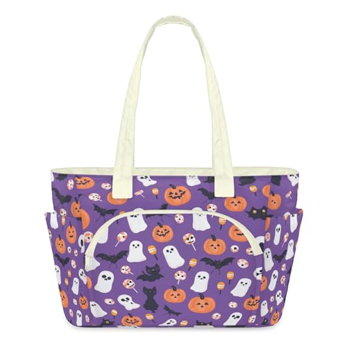 Sac fourre-tout pour femme avec grande fermeture éclair et textile matelassé léger