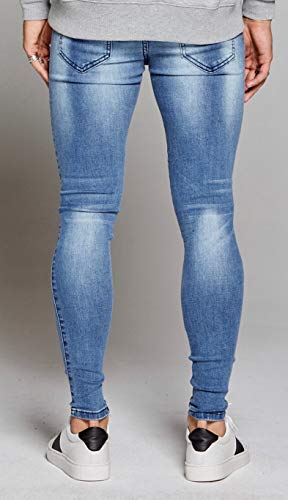 CALÇA JEANS PREMIUM SUPER SKINNY AZUL OFFERT (40)
