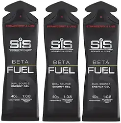 3 Gel Carboidrato Isotônico 60ml Sabor Morango E Lima