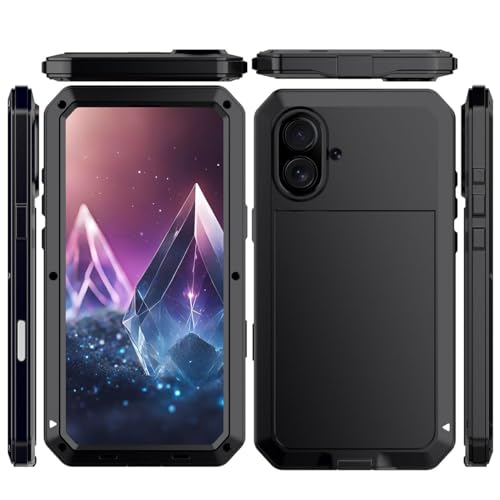 Coque iPhone 16 Plus antichoc Gorilla noire rigide protectrice