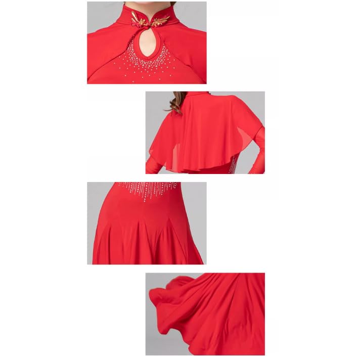 Robe de danse de salon fluide et gainante pour danser sans complexe