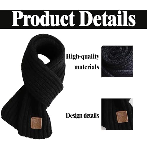 Schal Kinder Jungen,Kinderschal Mädchen,Babyschal,Winterschal Kinder Schal,Loop Weicher Schön Schals,Halswärmer Halstuch,Kleinkinder für Warmer Konder,Strickschal für Jungen Mädchen Baby (120 cm)