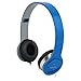 Produktbild LogiLink HS0031 Stereo High Quality Headset mit Mikrofon, hohem Tragekomfort und verstellbaren + klappbaren Bügeln, Blau