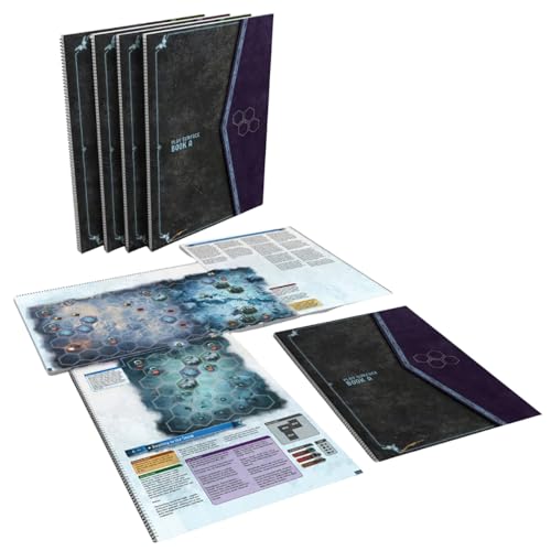 Cephalofair Games Frosthaven Play Surface Books – 4-Book Set –