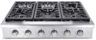 Gas Rangetop with 6 Sealed Burners