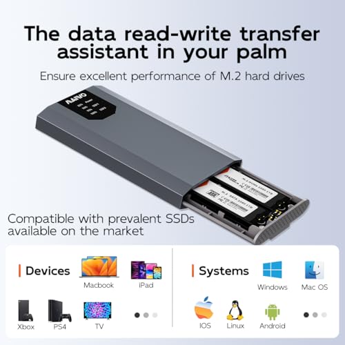 Enclosure Duplicador M.2 SSD MAIWO K2023CL USB 3.2 miniatura 6