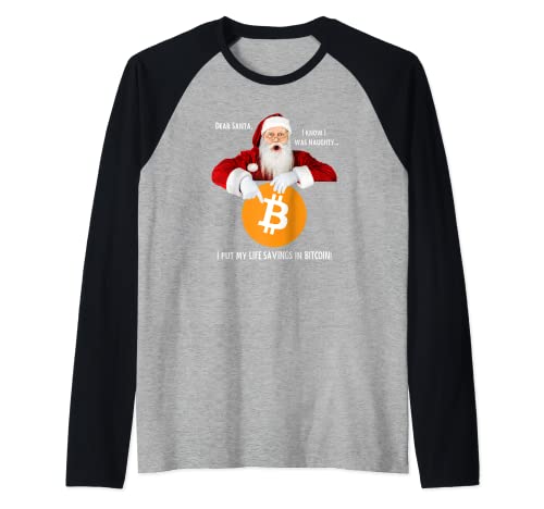 Questo divertente Natale Bitcoin Caro Babbo Natale, so che ero cattivo... Ho messo i miei risparmi di vita in BITCOIN! Farà sorridere qualsiasi fan delle criptovalute!