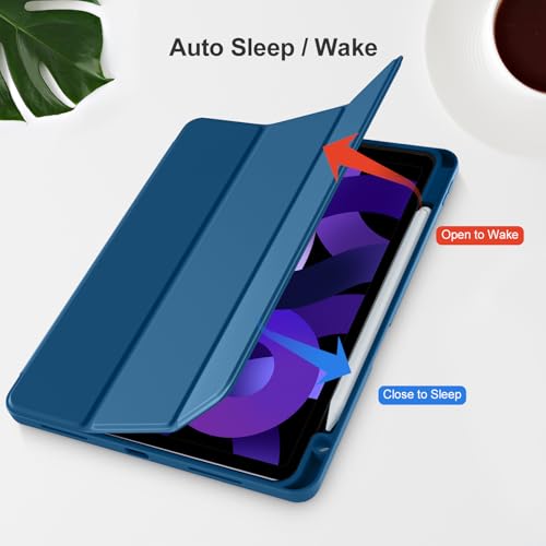 Image of Akkerds for iPad Air 11 Inch Case M4 /M3 /M2, Air 5th /4th Gen 10.9, Bluemist