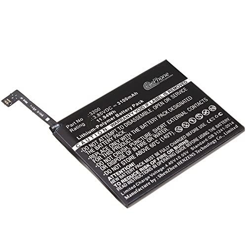 cellePhone batería Li-Polymer para BQ Aquaris X5 Plus (reemplazado 3200)