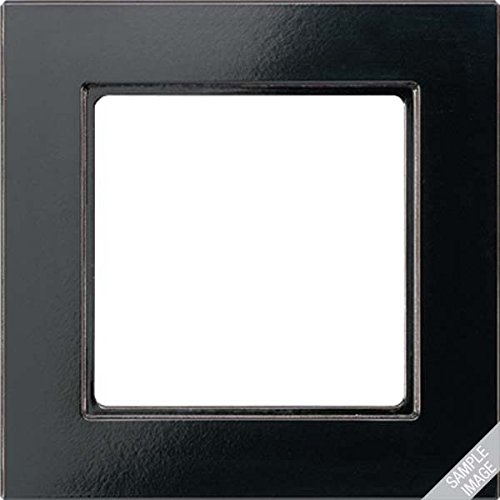 Jung cadre de finition 5 postes noir AC 585 BF SW série A Creation