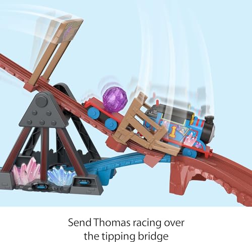 Thomas & Friends Motorized Toy Train Set Crystal Caves Adventure with Thomas, Tipping Bridge & 8 Ft of Track for Preschool Kids Ages 3+ Years​ by THOMAS & FRIENDS - Image 5