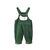 💖 Träger mit Knöpfe verstellbar: kann man die Länge der Hosen entsprechend den Körpergröße und den Gewohnheiten der Babys einstellen; hochkrempelbare Hosenbeine, es passt auch wenn Ihr Baby grosser ist.
