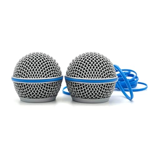 Trufolxiaz Microphones Bandes Caoutchouc Bleu Faciles À Remplacer pour Beta58a / 87a Clean Sound Microphones Anneaux – vue 8