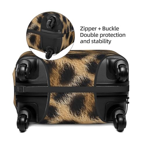 Rough Leopard Print Print Luggage Suitcase Covers Elastic Washable Luggage Protector Luggage Covers For Suitcase4