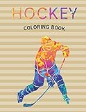  Hockey Coloring Book: 30 Beautiful Fun Sports Coloring Pages For Kids Ages 5 .