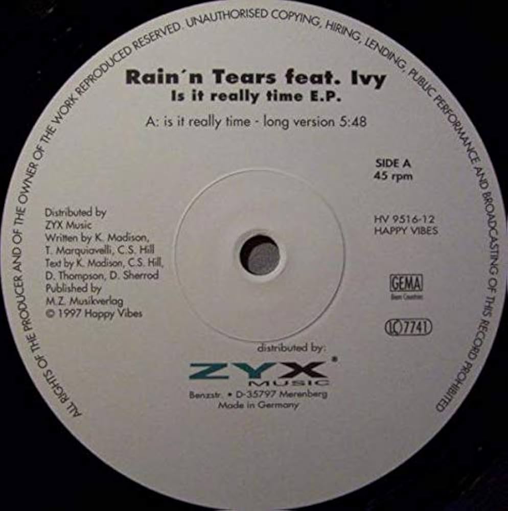 Amazon.co.jp: It is really time EP (#zyx/hv9516, feat. Ivy