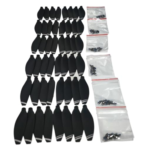 LYZRC L108 ブラシレス 折りたたみ式 RCドローン用 メープルリーフウィング ファンブレード プロペラ 48個