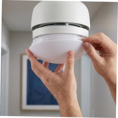 TEHAUX Acrylic Ceiling Fan Lamp Shade Replacement Impact Resistant in Curved Dome Shape Smooth Surface and Easy Installation, 6.5x6.5x1.5 Inches, Suitable for Ceiling Fan Fixtures Home — view 6