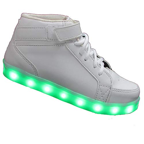 Tênis Infantil PKN Branco C/LED - 10 Prog. recarregável 60L Tamanho:31