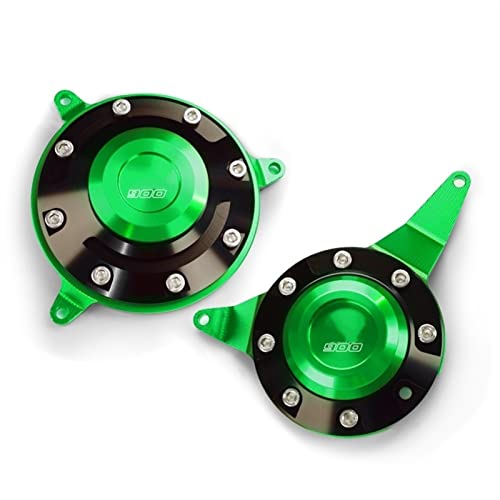 Protection moteur CNC anti-choc verte pour moto Kawasaki Z900