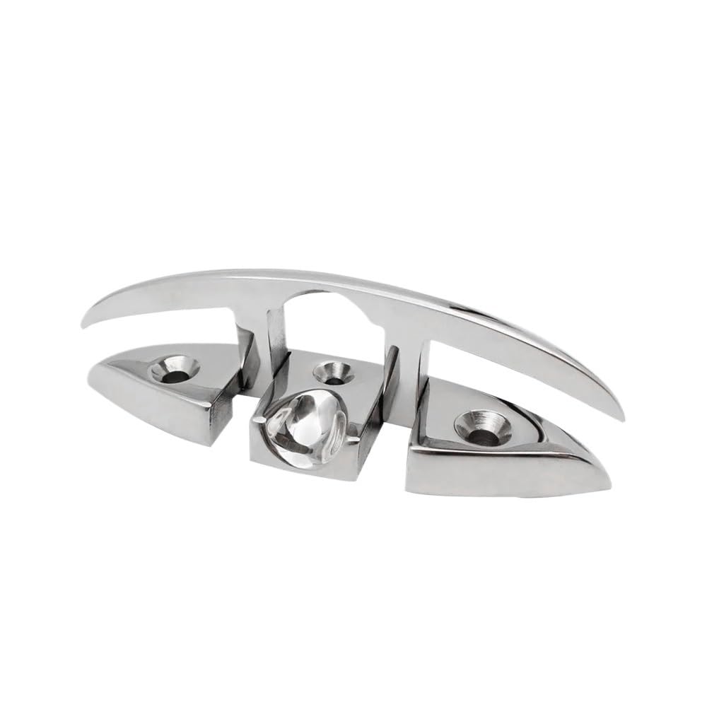 6 "in Acciaio Inox 316 Bitta di Ormeggio Pieghevole Accessori for Barche Marine Marine Yacht Bitta Barca Nave Ormeggio Dock Pulito Bitta