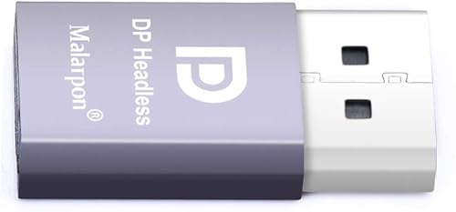 Miniatura 10 de Enchufe simulado HDMI compatible con pantalla sin cabeza emulador DDC EDID Headless Ghos con Windows Mac OSX Linux Ideal para aceleración de