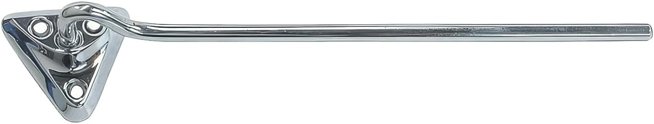 Compatible/Replacement for Sunvisor Arm Brackets Left Right Pair 1960-65 Falcon, 1962-65 Fairlane, Comet, Meteor Chrome (EBC0DZ-640414CPR)