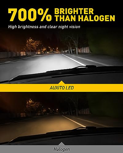 Image of AUXITO H11 LED Bulbs, 20000LM 100W Per Set, 6000K Cool White, H8 H9 LED Light Bulbs for Fog Lights, Plug and Play, Pack of 2 Q16