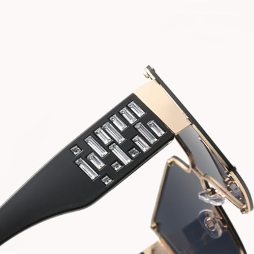 Lunettes carrées ajourées : stop à l'éblouissement avec style punk - 4
