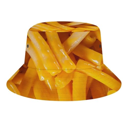 Image of Food Golden Corn Bucket Hats Unisex Washed Cotton Lightweight Outdoor Summer Beach Sun Hats Men Women Bucket Hat for Travel
