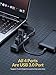 USB Hub 3.0, Iamaker 4 Port USB 3.0 Hub, 5Gbps SuperSpeed Data USB Splitter USB Expander/Extender for Laptop, PC, Xbox, Flash Drive, HDD, Printer, Camera-Electronic Gifts for Holiday Christmas Xmas